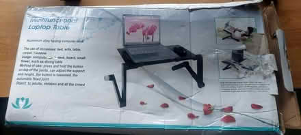 Photo of free Multifunctional folding laptop table (Ham TW10) #2