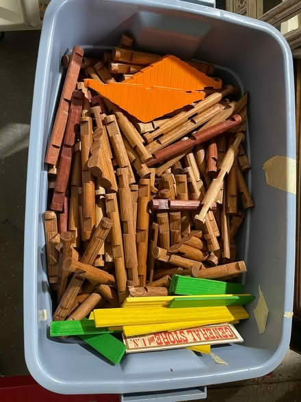 Photo of free Linclon Logs (Textile & Maple) #2