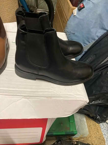 Photo of free Brown & black leather Chelsea boots (Halton LA2) #1