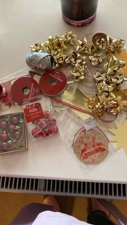 Photo of free Christmas ribbons & tags (Findern CP DE23) #1