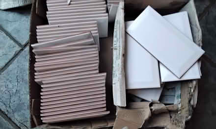 Photo of free Box white metro wall tiles (Delapre) #2