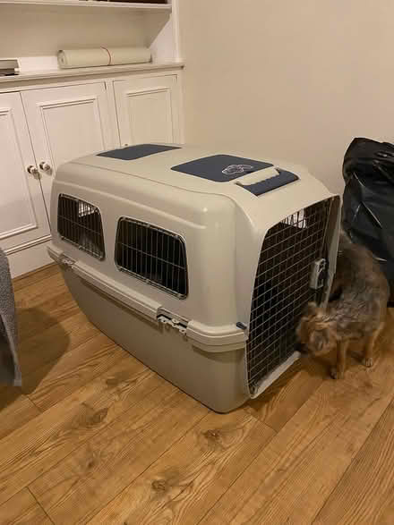 Photo of free Large dog carrier crate (West Ewell Epsom KT19) #1