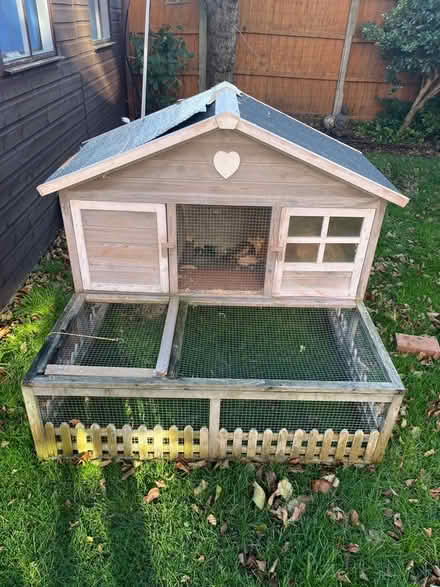 Photo of free Guinea Pig / Rabbits Hutch & Run (Lostock Hall PR5) #2