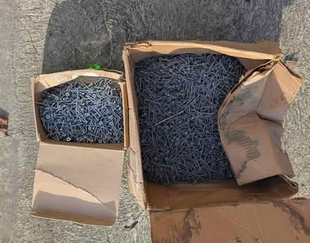 Photo of free Galvanized Siding Nails & 1" Screws (Ayer, MA) #1