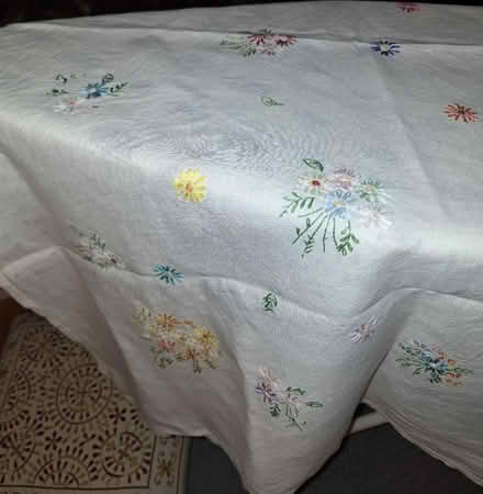 Photo of free Embroidered cotton tablecloth (crouch end, N8) #2