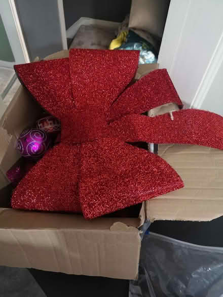 Photo of free Box of Xmas decs (Stockport SK8) #1