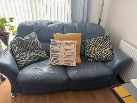 Photo of free Leather sofas and recliner chair (Bonnyrigg EH19) #2