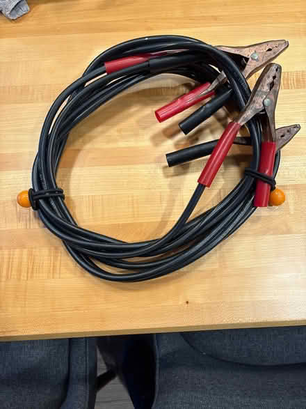 Photo of free Car Jumpers Cables 12’ long (Off Pulaski Rd) #1
