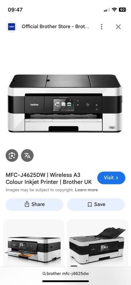 Photo of free Brother printer -spares or repair (Holyport SL6) #1