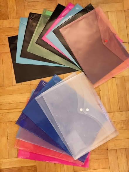 Photo of free Various plastic document wallets (Llanishen, CF14) #1
