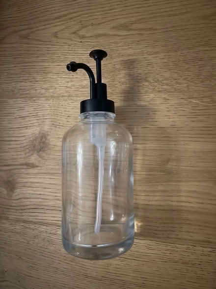 Photo of free Glass pump bottle (Bearwood) #1