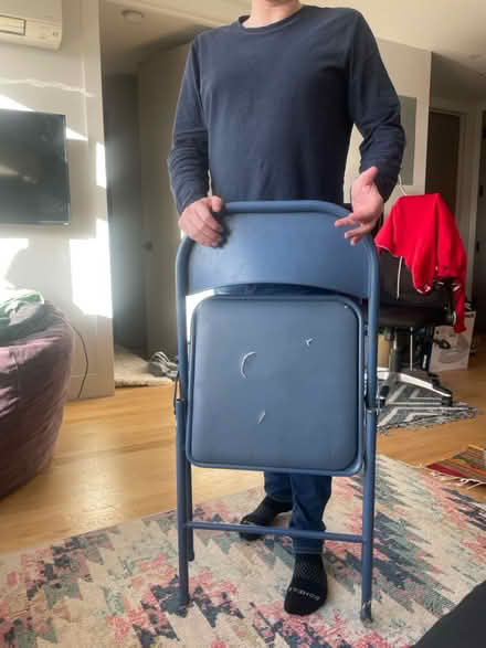 Photo of free Metal Chair (Tompkins and Quincy) #1