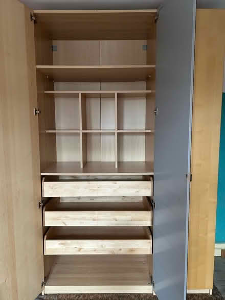 Photo of free Double IKEA pax wardrobe (partially disassembled) (Motspur Park SW20) #2