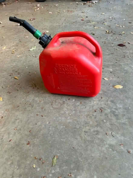 Photo of free Plastic gas can (Cary) #1