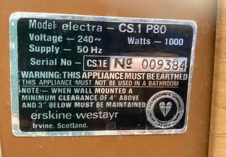 Photo of free Electric heater (Bloomsbury WC1H) #2