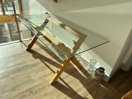 Photo of free Gorgeous glass topped dining table (Broadwell GL56) #1