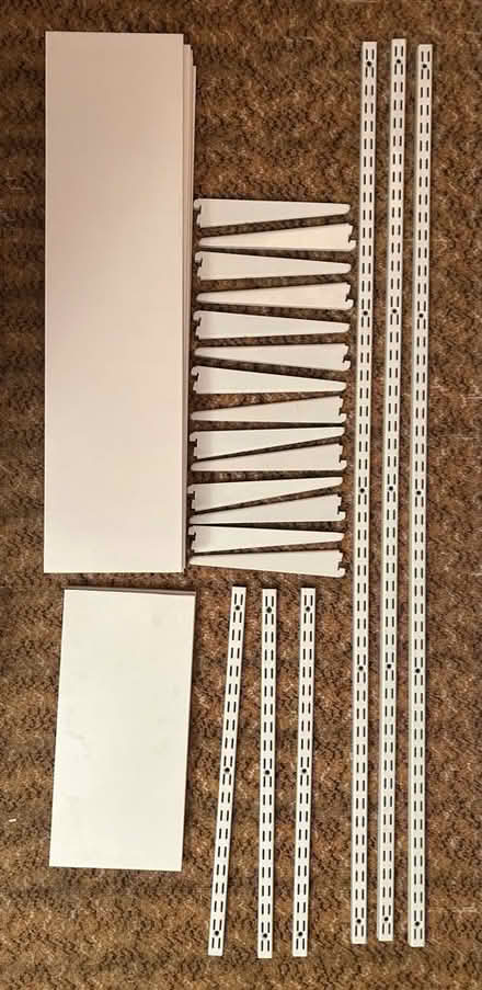 Photo of free Twin-slot shelving (Motspur Park SW20) #2