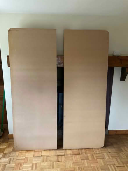 Photo of free 2 large sheets of thick mdf board (Great Fransham NR19) #2