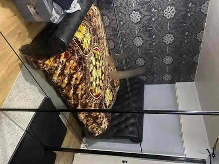 Photo of free Black wardrobe mirror, sofas and bed with mattress (Gun Quarter B19) #1