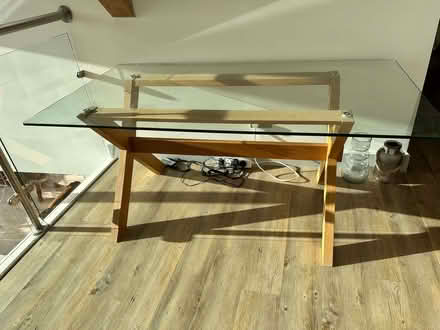 Photo of free Gorgeous glass topped dining table (Broadwell GL56) #4