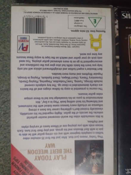 Photo of free Two Vintage Guitar Tutorial VHS Video Tapes. (Barry CF63) #2