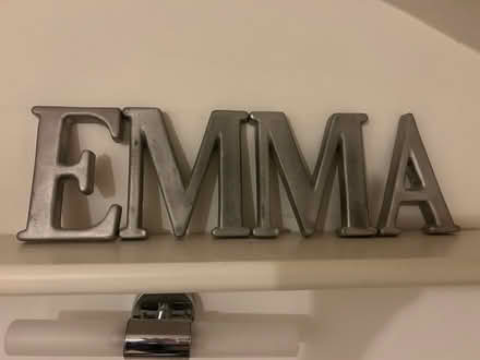 Photo of free Metal & Mirror ‘Emma’ letters (Marden, Devizes SN10) #2