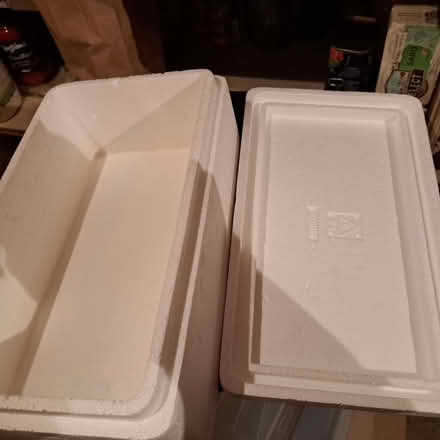 Photo of free Polystyrene Cooler Box (3) (Caia Park LL13) #1