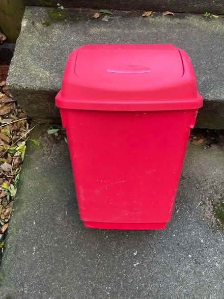 Photo of free Small plastic swing bin (Halton LA2) #1