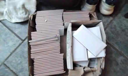 Photo of free Box white metro wall tiles (Delapre) #1