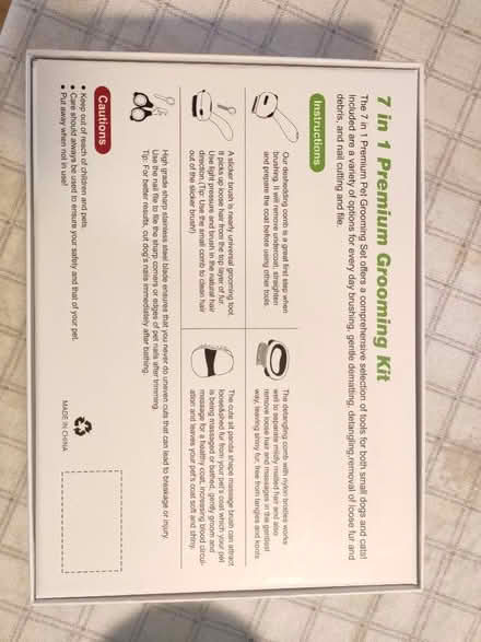 Photo of free Cat/dog grooming kit (Knowle BS4) #3