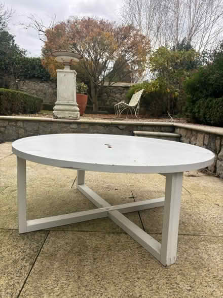 Photo of free White wooden coffee table (Blackrock, County Dublin) #2