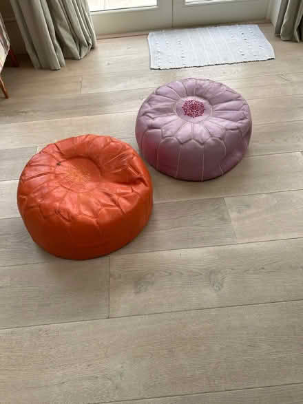 Photo of free Two Moroccan pouffes (OX2 Norham Manor) #1