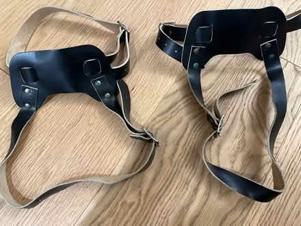 Photo of free Leather snowshoe straps (Hintonburg) #1