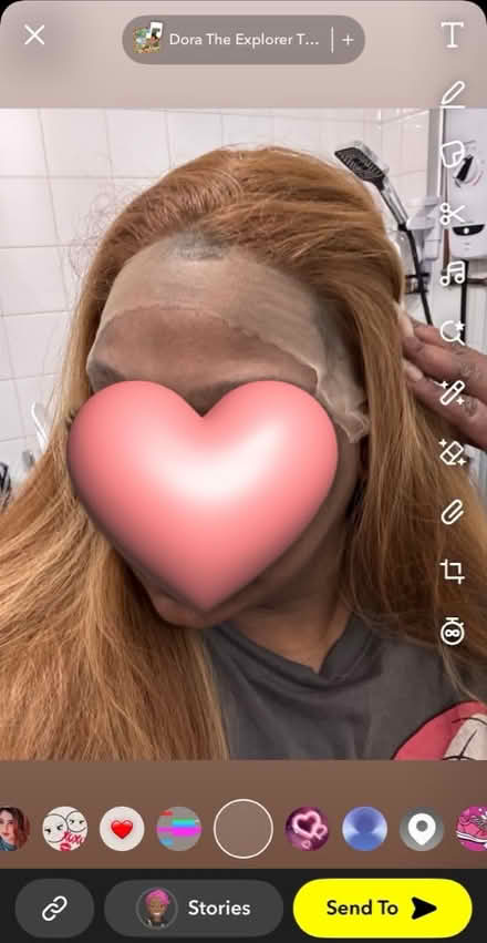 Photo of free synthetic lace wig (BR5) #2