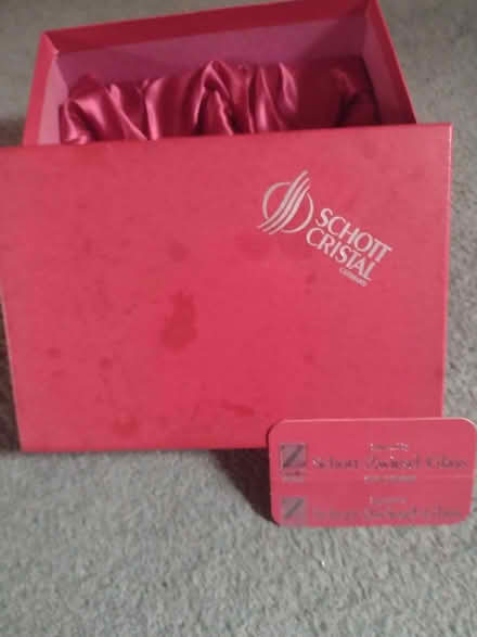 Photo of free Schott Cristal Germany whisky tumbler presentation box. (Barry CF63) #1