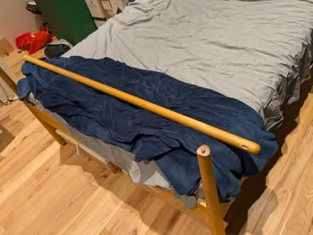 Photo of free GJÖRA bed frame - Queen (Little Italy) #3