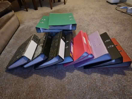 Photo of free A4 folders, ring binders, box files (E17) #1