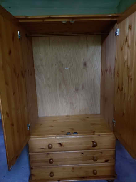 Photo of free Pine Tall boy wardrobe (Mimbridge GU21) #2