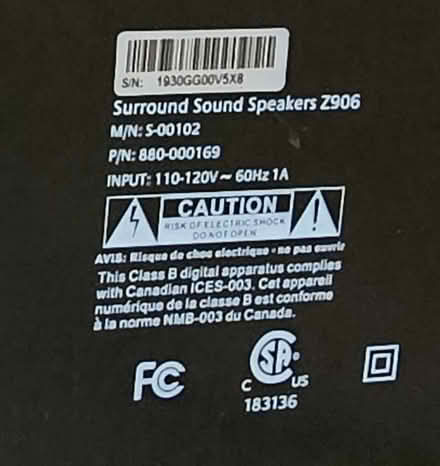 Photo of free Logitech surround sound system (near Forest Glen Metro) #4