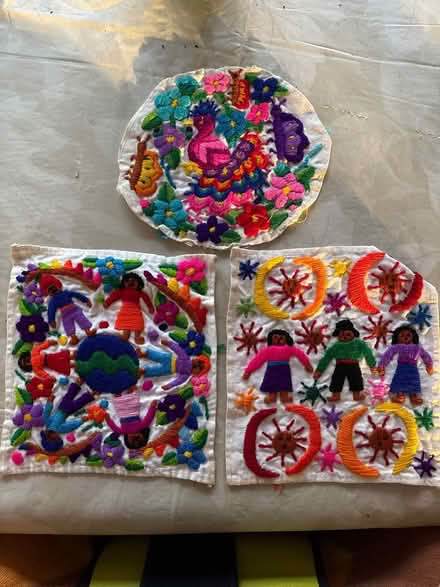Photo of free Guatemalan embroidery pieces (Ossining) #1