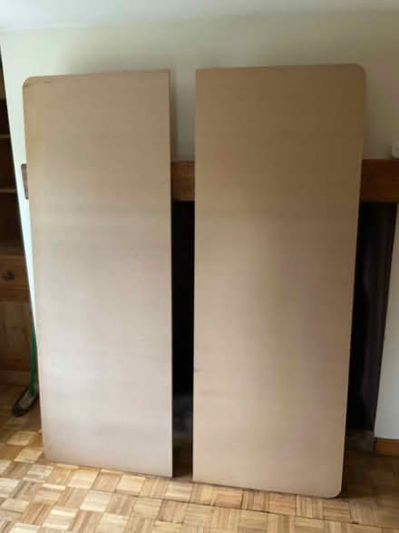 Photo of free 2 large sheets of thick mdf board (Great Fransham NR19) #1
