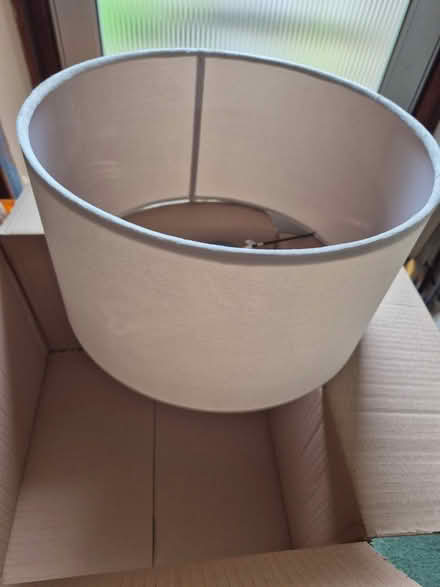 Photo of free 2 X Dunelm Cream Velvet Lampshades (Clerwood EH12) #2