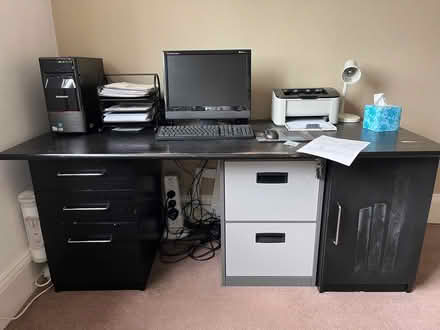 Photo of free Black desk (Moseley B13) #1