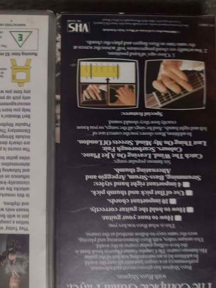 Photo of free Two Vintage Guitar Tutorial VHS Video Tapes. (Barry CF63) #3