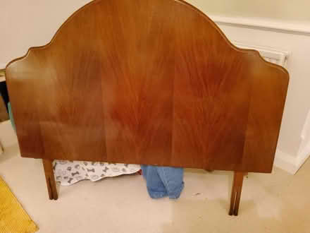 Photo of free Lovely solid wood headboard (Bexhill on Sea) #2