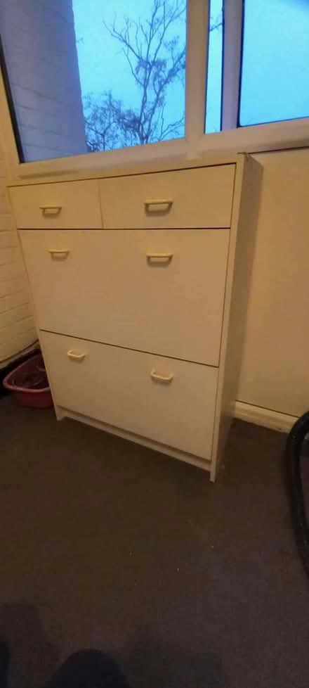 Photo of free shoe cabinet with 2 draws (Walton HP21) #1