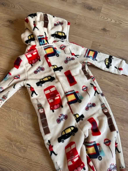 Photo of free M&S fleecy onesie - London theme (Carnforth LA5) #3