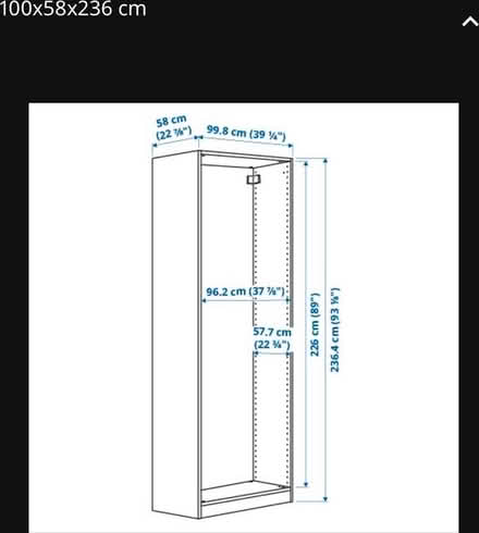 Photo of free Double IKEA pax wardrobe (partially disassembled) (Motspur Park SW20) #4