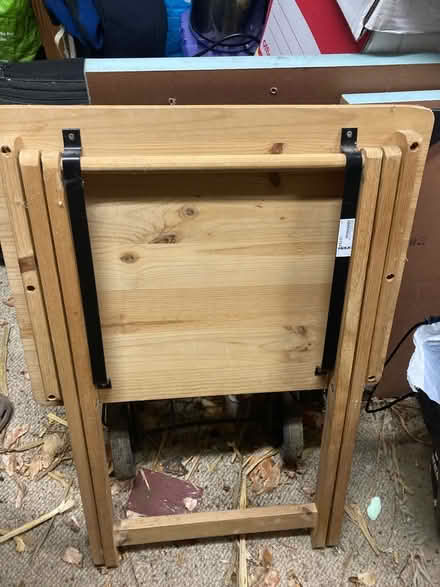 Photo of free Wooden foldaway table (Halton LA2) #1