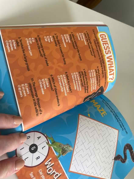 Photo of free NEW, Animals puzzle book (Longbarn WA2) #2